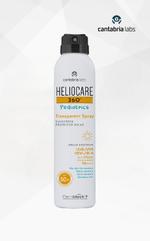 Heliocare 360 Pediatrics Transparent purškiama apsauga nuo saulės vaikams SPF 50+, 200 ml