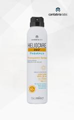 Heliocare 360 Pediatrics Transparent purškiama apsauga nuo saulės vaikams SPF 50+, 200 ml