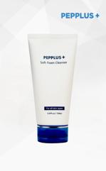 Pepplus+ švelnus kreminis prausiklis, 150 ml