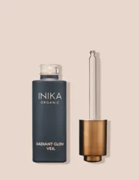 Inika organiška Radiant Glow Veil švytėjimo suteikianti priemonė, 30 ml