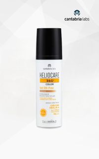 Heliocare 360 Color Oil-Free apsauginis gelis nuo saulės SPF 50+ (bronze), 50 ml