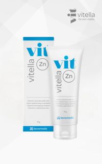 Vitella Zn kremas su cinku, 75 ml