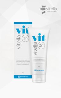 Vitella Zn kremas su cinku, 75 ml