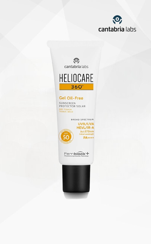 Heliocare 360 Oil-Free apsauginis gelis nuo saulės SPF 50, 50 ml